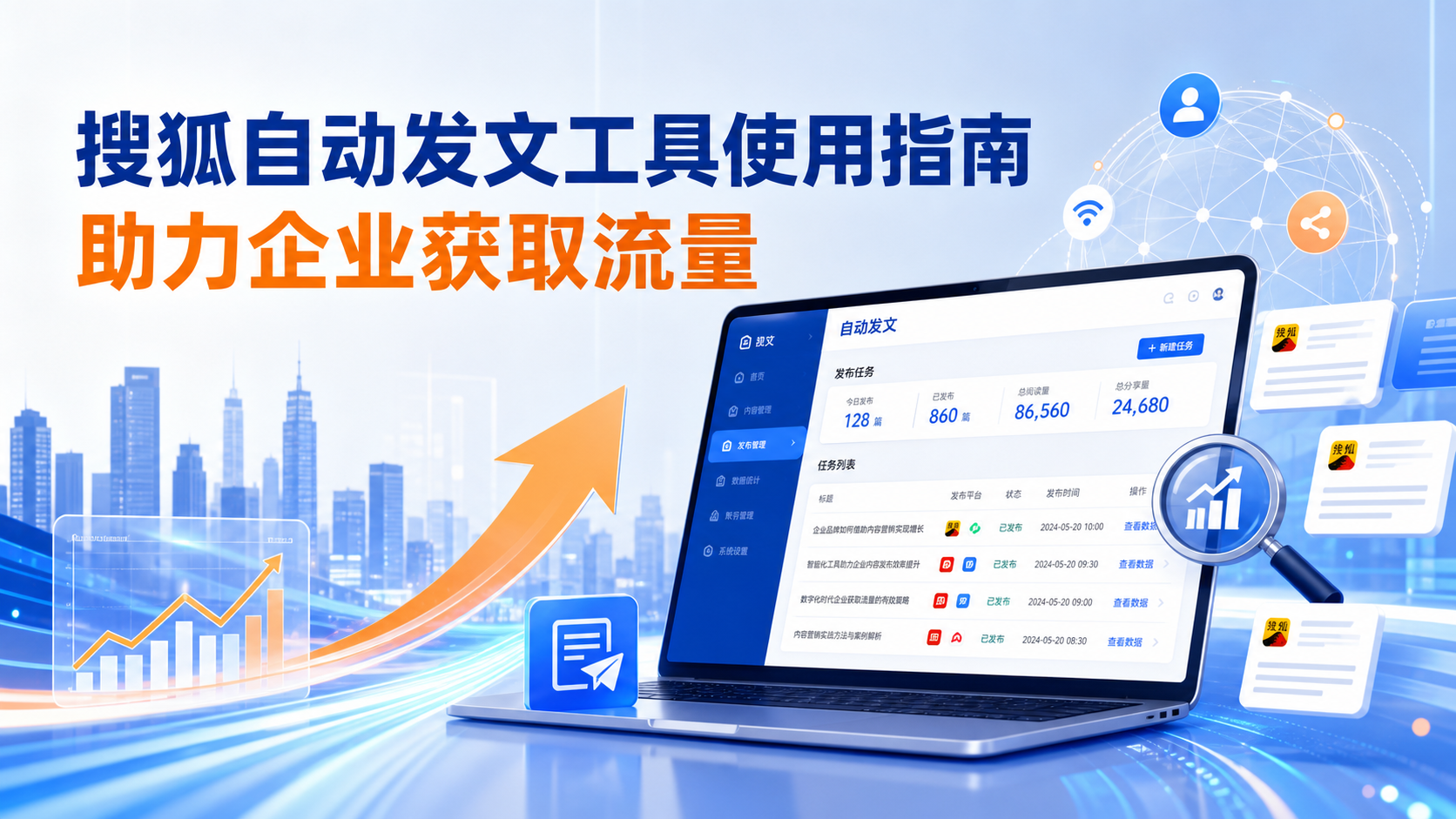搜狐自动发文工具的使用指南:助力牡丹江企业获取流量
