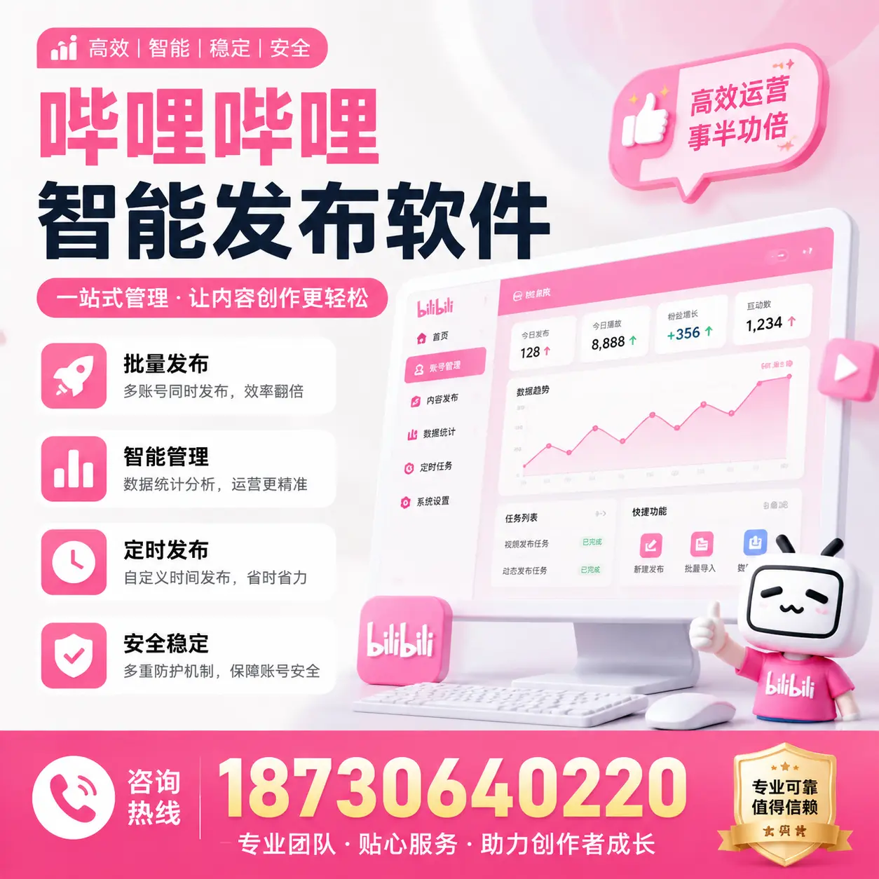 如何评估哔哩哔哩智能发布软件的ROI？牡丹江 企业必读